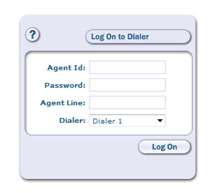 Asimut PCWebI Login Screen